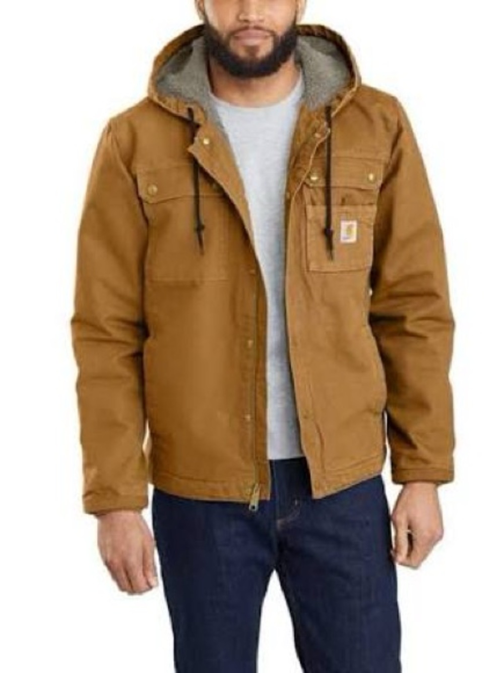 Carhartt Men's Washed Duck Bartlett Jacket Sz L Men’s 
(May A-4)